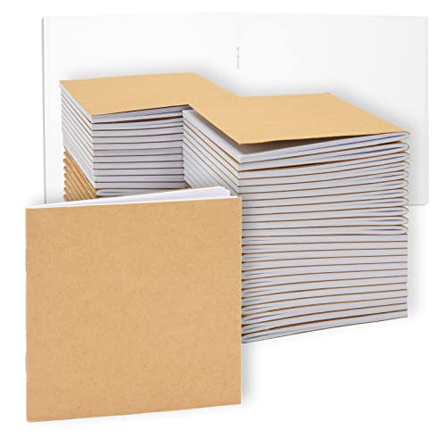 Foto 2 pulgar | Venta Internacional-  Minicuadernos Kraft sin Líneas 24 Hojas 4 X 4'' 48 Piezas