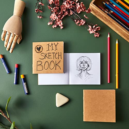 Foto 4 pulgar | Venta Internacional-  Minicuadernos Kraft sin Líneas 24 Hojas 4 X 4'' 48 Piezas