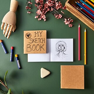 Foto 3 | Venta Internacional- Minicuadernos Kraft sin Líneas 24 Hojas 4 X 4'' 48 Piezas