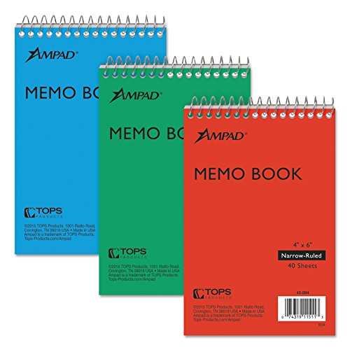 Venta Internacional- Cuaderno Ampad 3 Piezas 4x6''