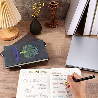 Foto 5 | Venta Internacional- Cuadernos Árbol Vida A5 Rayas Anchas Papel Grueso 180° Tapa Dura Cuero Sintético