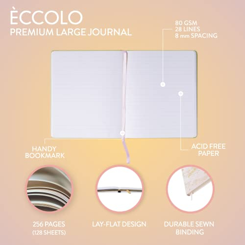 Foto 5 pulgar | Venta Internacional-Cuaderno Eccolo World Traveler de 256 Páginas