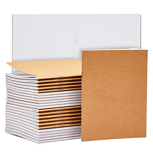 Venta Internacional- Blocks de Notas Kraft Rayas 24 Piezas