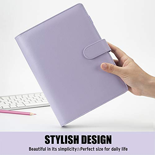 Foto 4 pulgar | Venta Internacional - Cuaderno Binder Sooez A5 Planificador 6 Anillas Diseño Elegante Cubierta Organizador