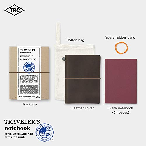 Foto 3 | Venta Internacional- Cuaderno de Viaje Midori Way Tamaño Pasaporte Café