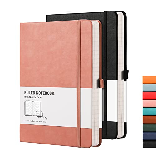 Venta Internacional- Libreta Papel Rayado Rettacy 2 PZAS A5 para Mujeres 376 Páginas Tapa Dura Papel 100g/m² 5.75'