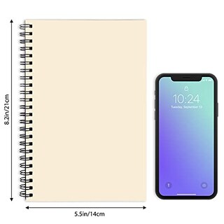 Foto 2 | Venta Internacional - 2 Pack Cuaderno Espiral A5 100 Páginas Sin Rayas