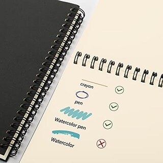 Foto 4 | Venta Internacional - 2 Pack Cuaderno Espiral A5 100 Páginas Sin Rayas