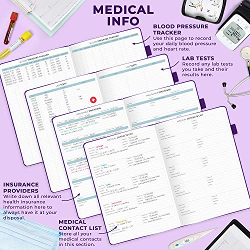 Foto 5 pulgar | Venta Internacional - Planificador Medico Fox 12 Meses Morado