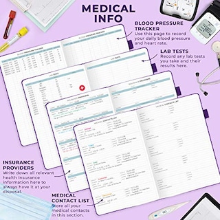 Foto 4 | Venta Internacional - Planificador Medico Fox 12 Meses Morado