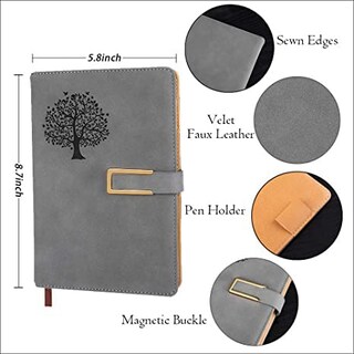 Foto 3 | Venta Internacional - Cuaderno Recargable Árbol de la Vida A5 con Rayas 200 Páginas Forradas Diario Personal Bro