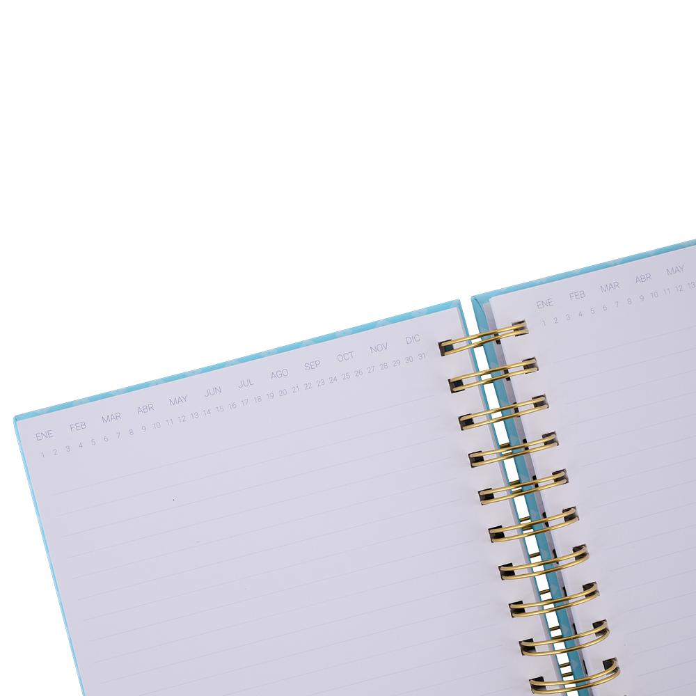 Foto 5 pulgar | Libreta de Notas LuckyLy Azul Pasta Dura