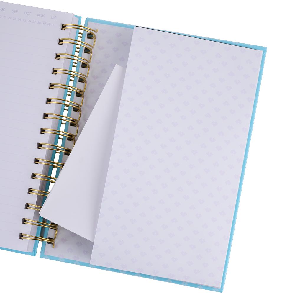 Foto 6 pulgar | Libreta de Notas LuckyLy Azul Pasta Dura