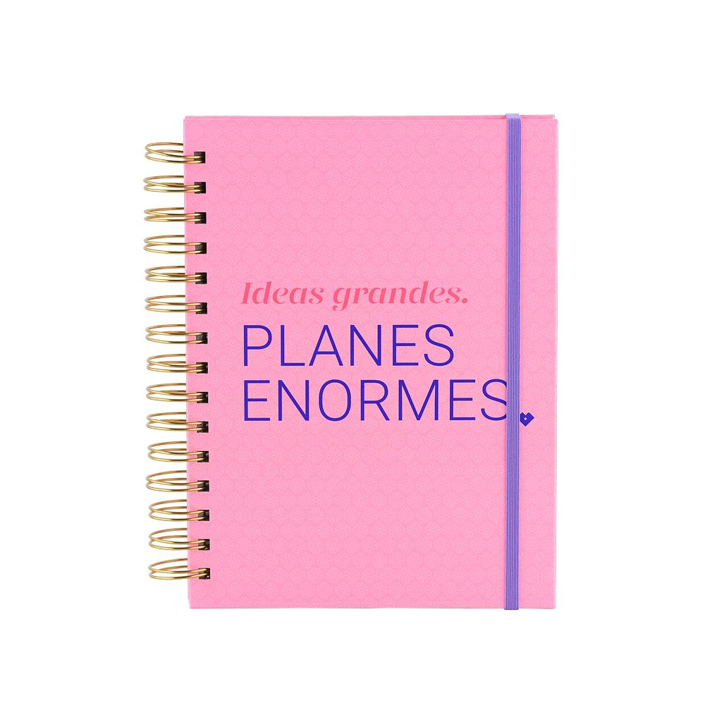 Libreta de Notas LuckyLy Rosa Pasta Dura $369