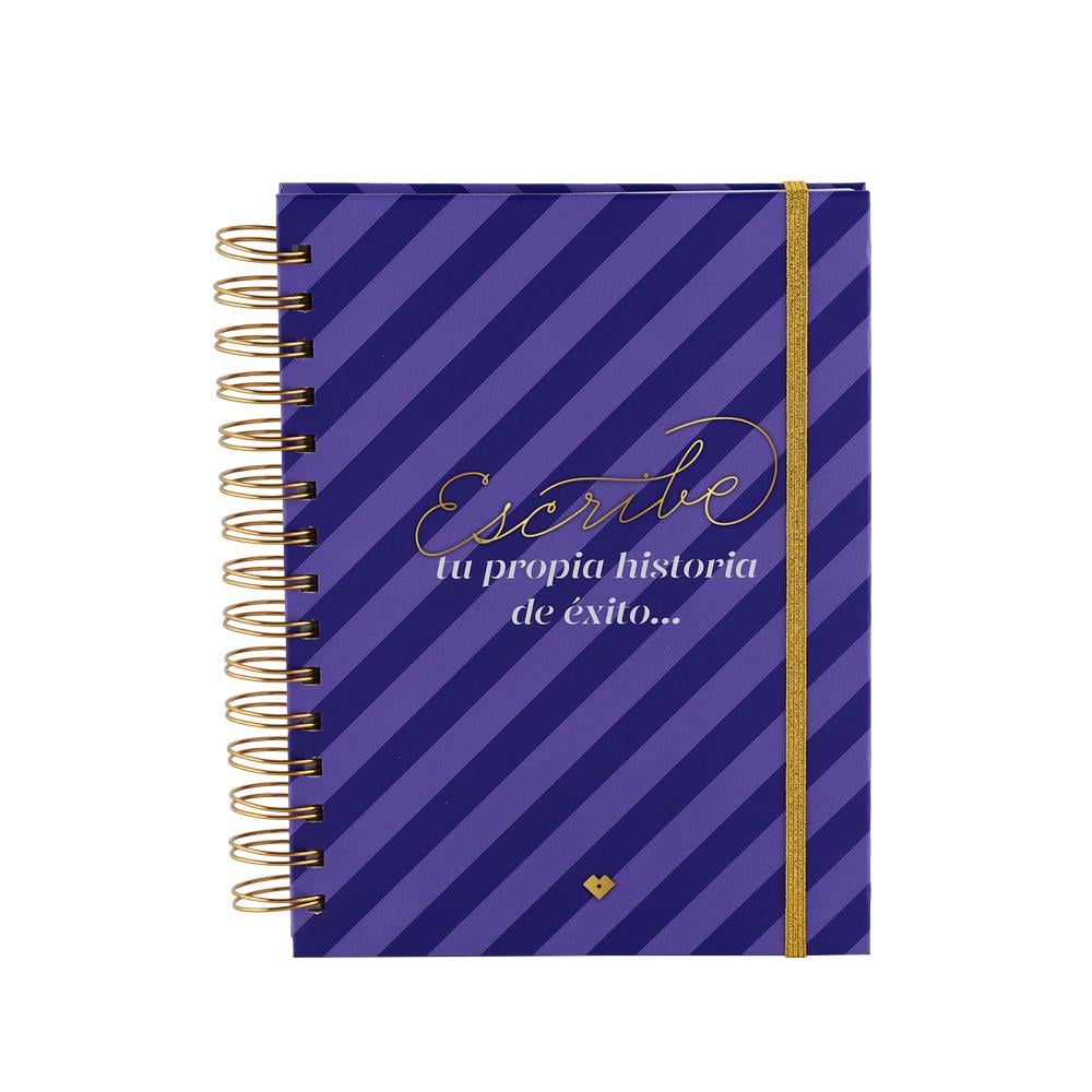 Libreta de Notas LuckyLy Púrpura Pasta Dura $309