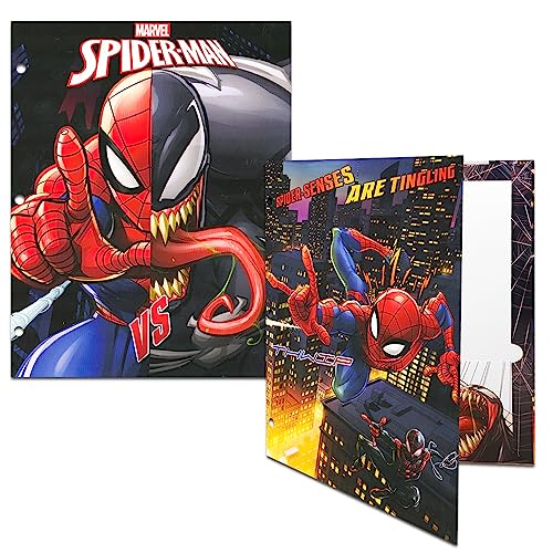 Foto 4 pulgar | Venta Internacional - Set de Material Escolar Marvel Spider-Man con Carpeta y Cuaderno