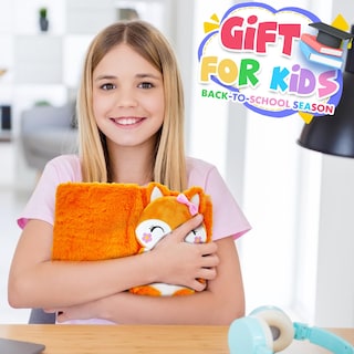 Foto 6 | Venta Internacional - Diario Plush Fox con Candado y 160 Páginas Rayadas