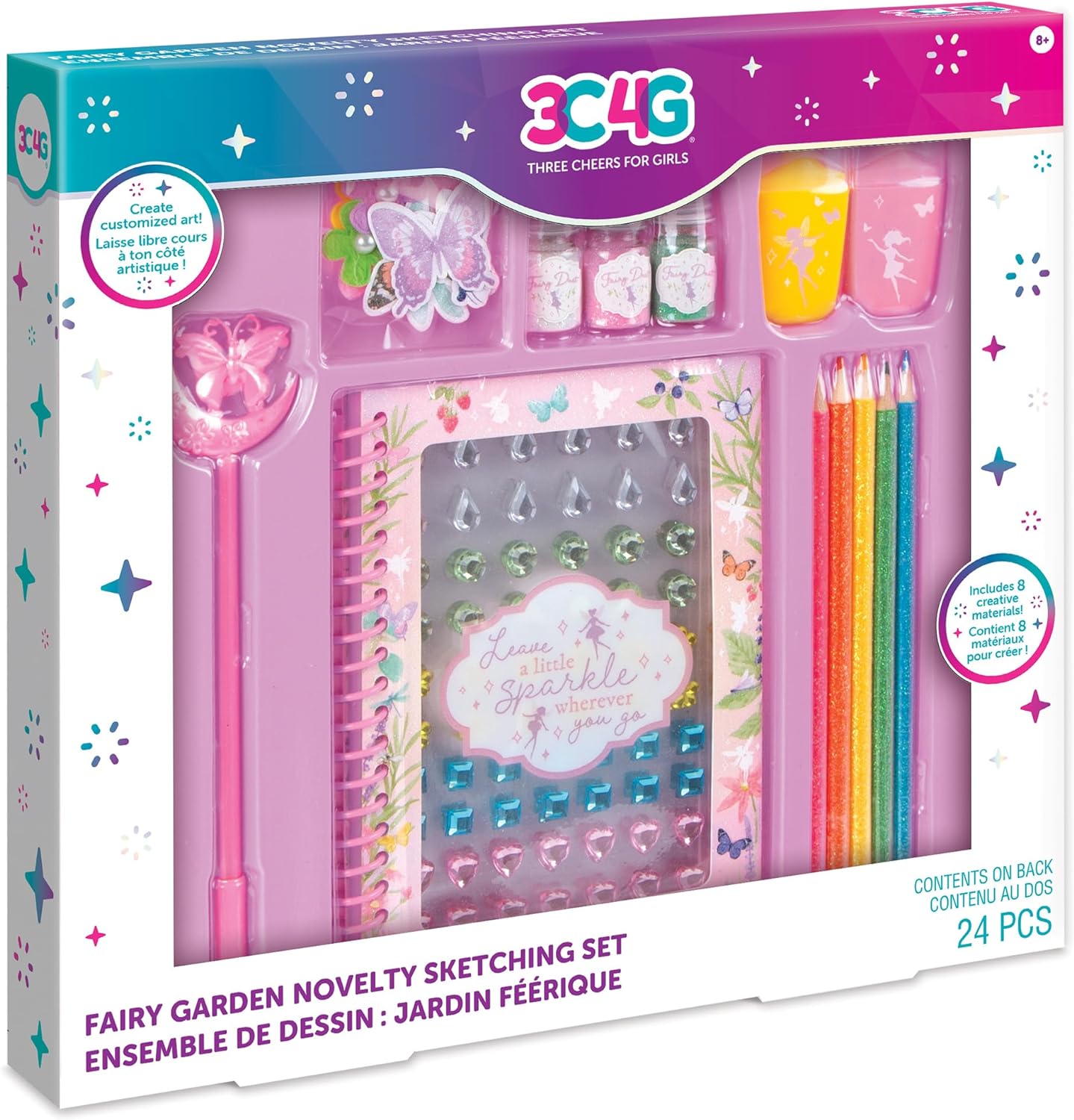Set De Cuadernos De Bocetos Novedosos De Fairy Garden