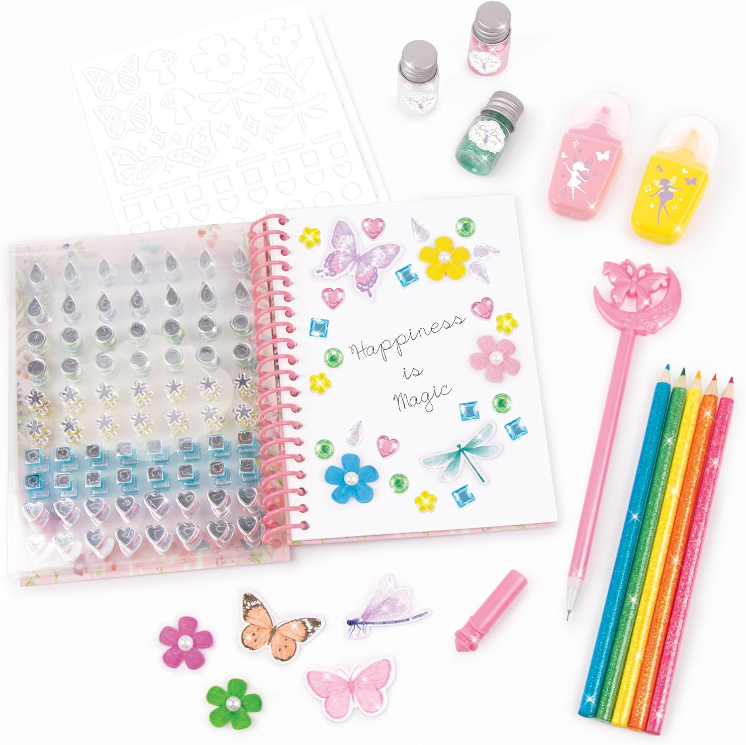 Foto 4 pulgar | Set De Cuadernos De Bocetos Novedosos De Fairy Garden