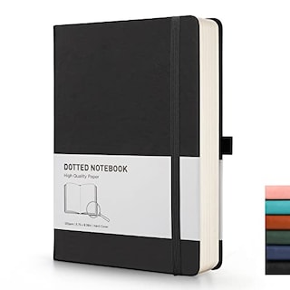 Foto 1 | Cuaderno Punteado Rettacy A5 con 256 Páginas Perforadas y cuero PU - Venta internacional