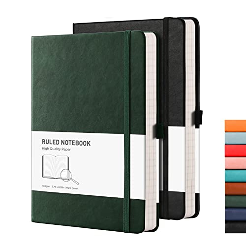 Foto 2 pulgar | Cuaderno Rettacy de Cuero Grueso con 376 Páginas Numeradas y Tapa Dura 2 Piezas