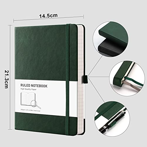 Foto 4 pulgar | Cuaderno Rettacy de Cuero Grueso con 376 Páginas Numeradas y Tapa Dura 2 Piezas