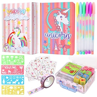Foto 1 | Diario Unicornio Yoytoo y Set de Papelería Unicornio -Venta Internacional