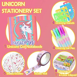 Foto 2 | Diario Unicornio Yoytoo y Set de Papelería Unicornio -Venta Internacional