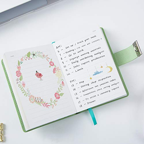 Foto 5 pulgar | Minicuaderno con Bloqueo Cagie color Verde - Venta Internacional