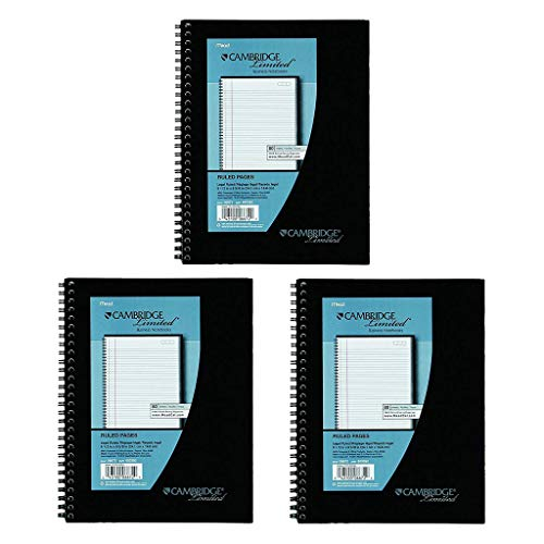 Foto 2 pulgar | Cuadernos Mead Cambridge Negros 6 5/8 X 9 1/2'' 3 Piezas de 80 Hojas C/U - Venta Internacional