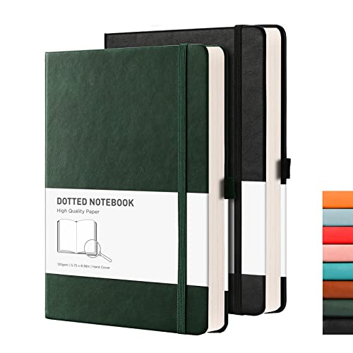 Foto 2 pulgar | Cuaderno de Puntos Cuadrícula Rettacy 320 Páginas Papel 120 GSM Imitación Cuero Suave
