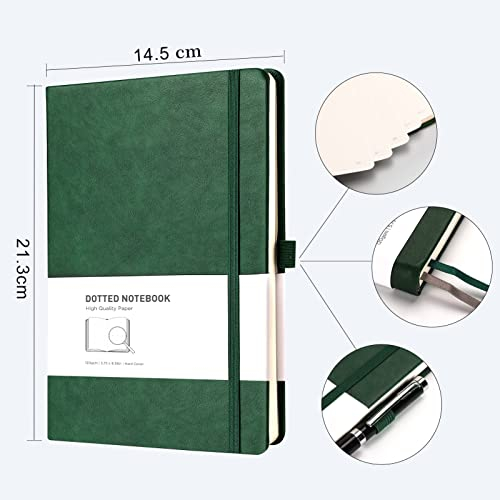 Foto 5 pulgar | Cuaderno de Puntos Cuadrícula Rettacy 320 Páginas Papel 120 GSM Imitación Cuero Suave
