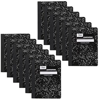 Foto 2 | Cuadernos Mead Negros 9-3/4'' X 7-1/2'' 12 Piezas de 100 Hojas C/U - Venta Internacional