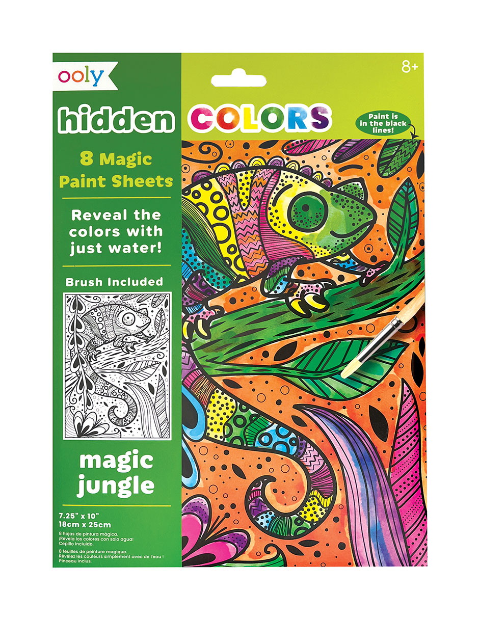 Foto 2 pulgar | Hoja de Pintura Ooly Mágica Magic Jungle