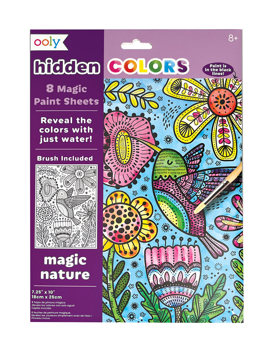 Foto 2 pulgar | Hoja de Pintura Ooly Mágica Magic Nature