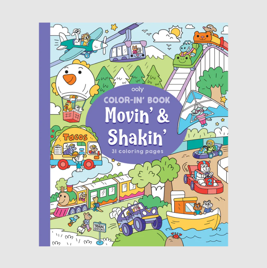 Foto 2 pulgar | Libro para Colorear Ooly Movin And Shakin