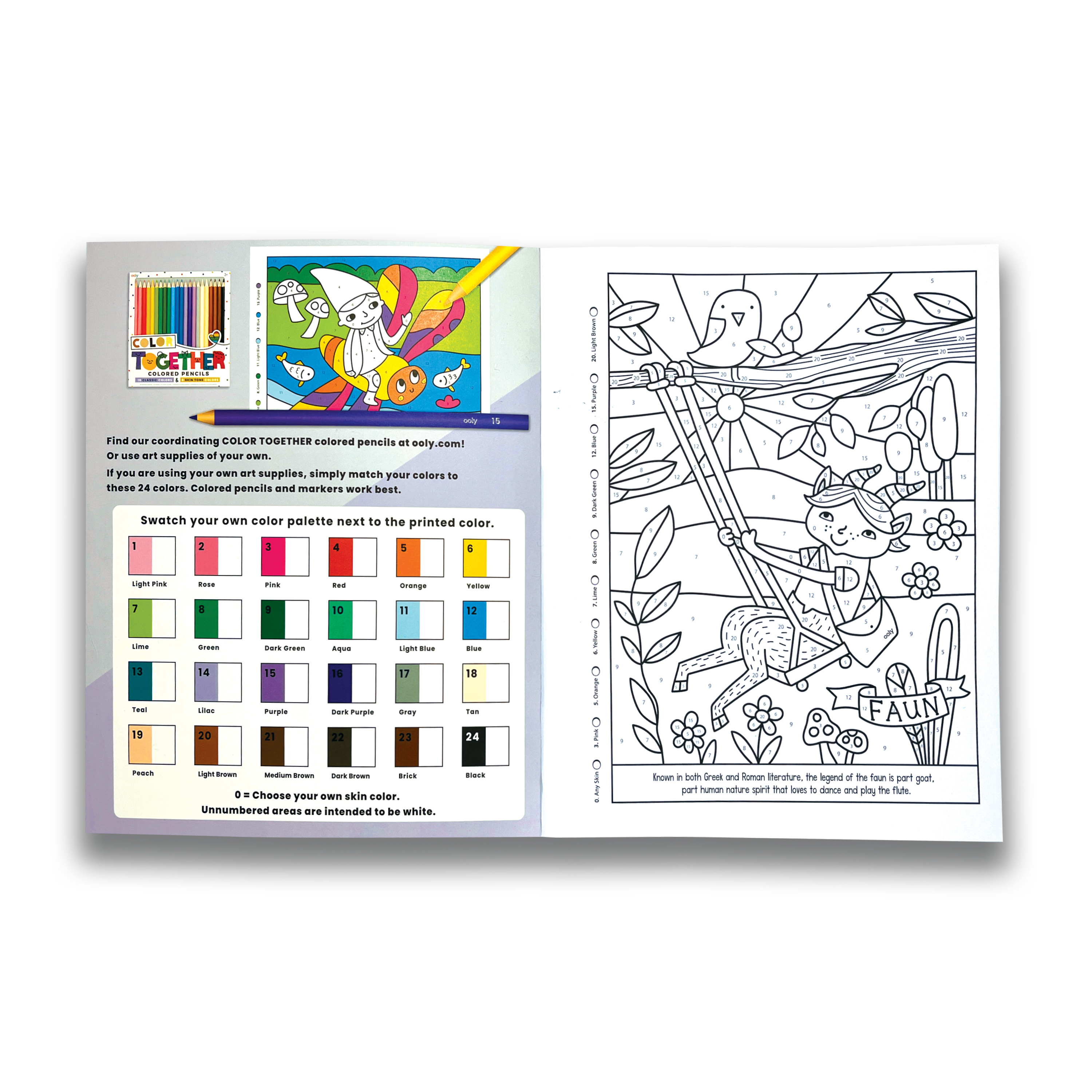 Foto 1 | Libro para Colorear Ooly Mythical Friends