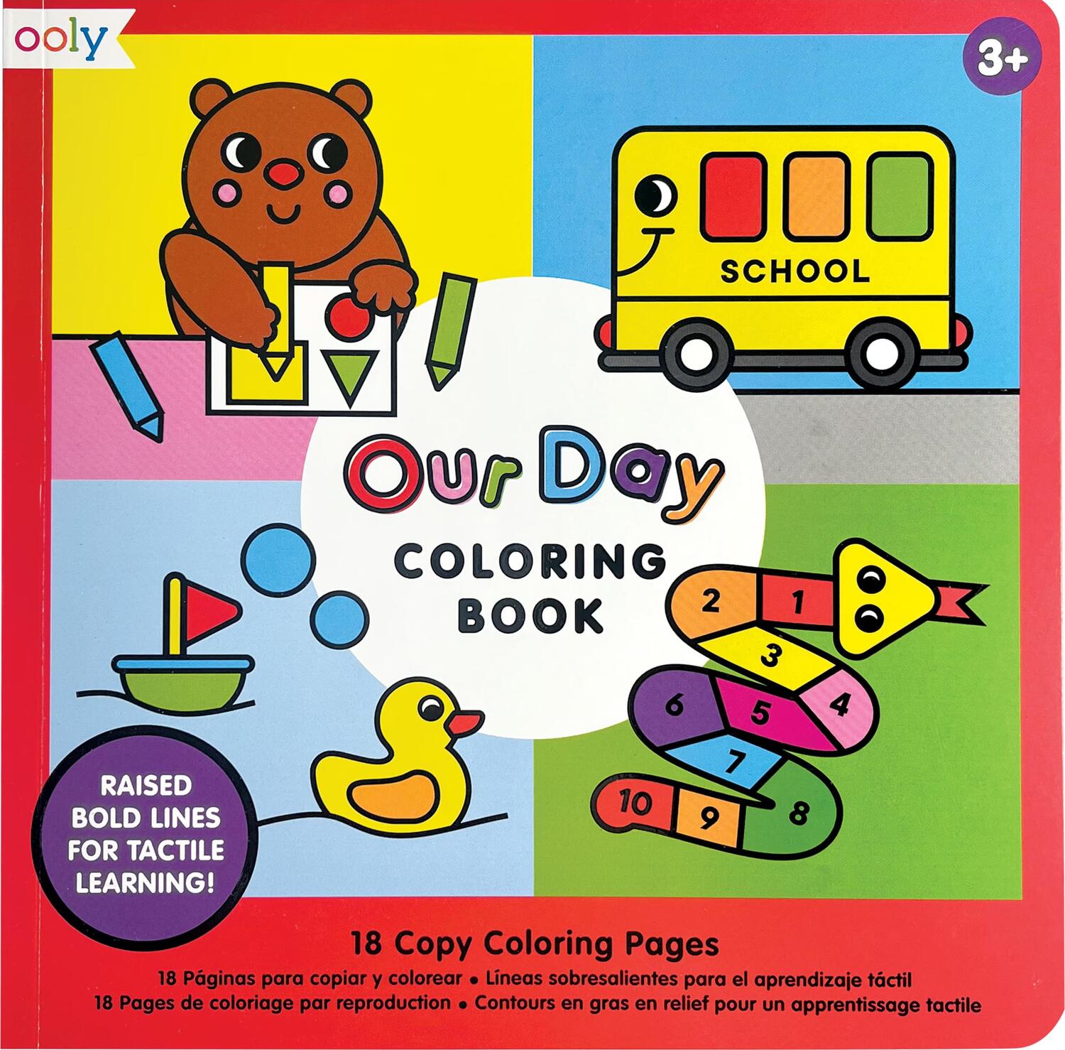 Foto 2 pulgar | Libro para Colorear Ooly Our Day