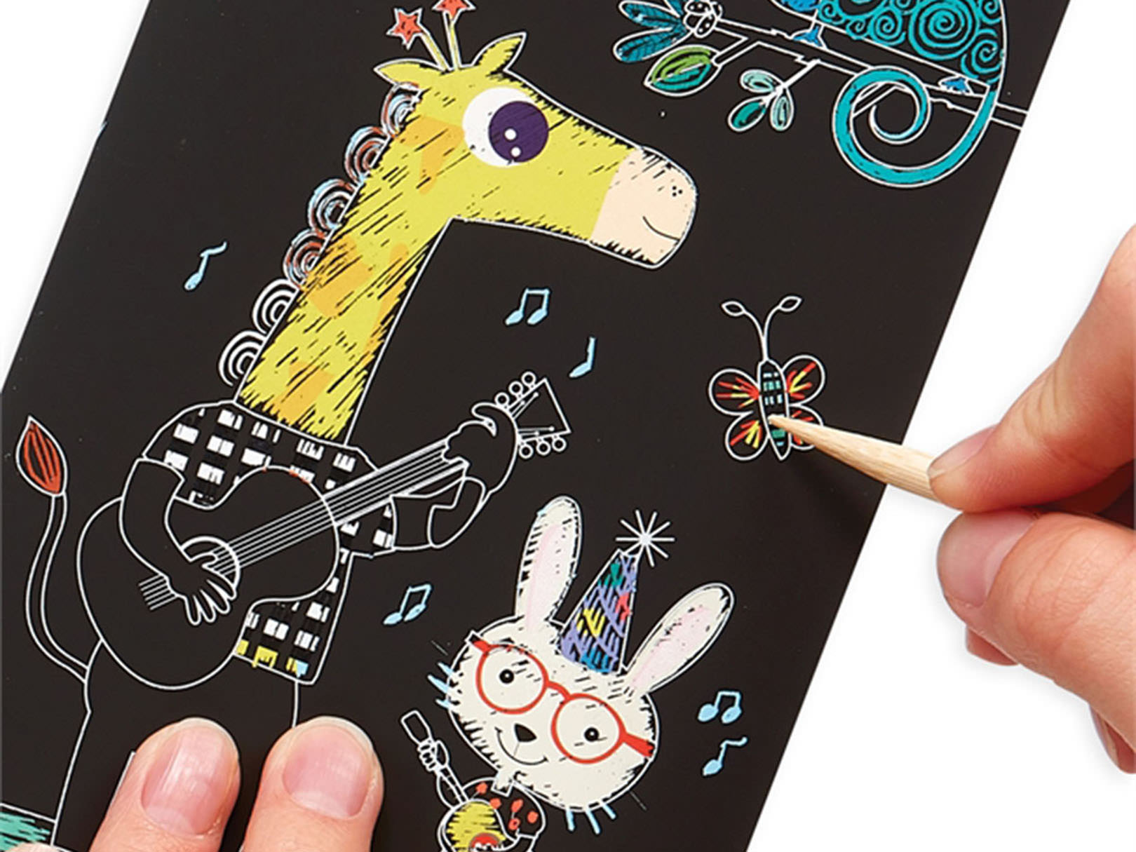 Foto 4 | Mini Kit de Arte Para Rascar Y Rascar Ooly Safari Party