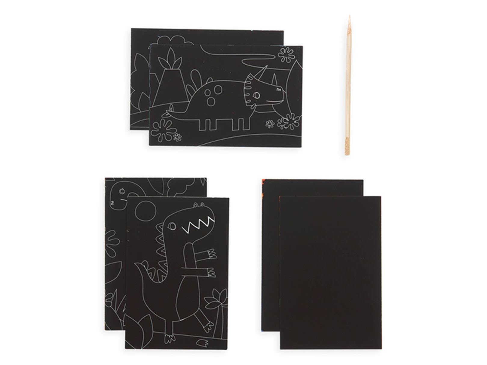 Foto 2 | Mini Kit de Arte para Rascar Y Rascar Ooly Dinosaur Days