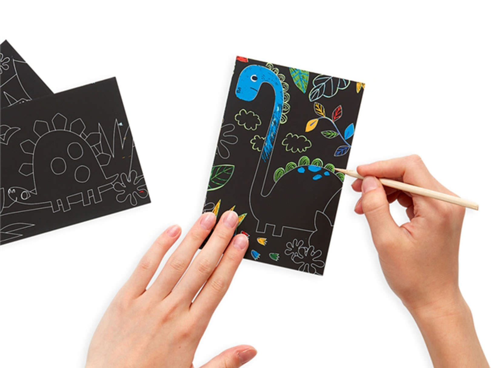 Foto 4 pulgar | Mini Kit de Arte para Rascar Y Rascar Ooly Dinosaur Days
