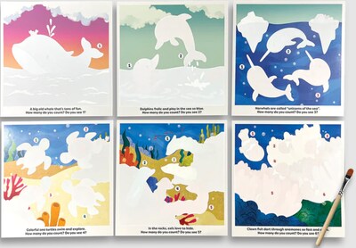 Foto 3 | Tableros Reveladores De Agua Water Amaze - Bajo El Mar