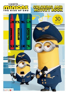 Foto 1 | Libro Para Colorear Y Actividades Despicable Me Minions Rise Of Gru - Venta Internacional.