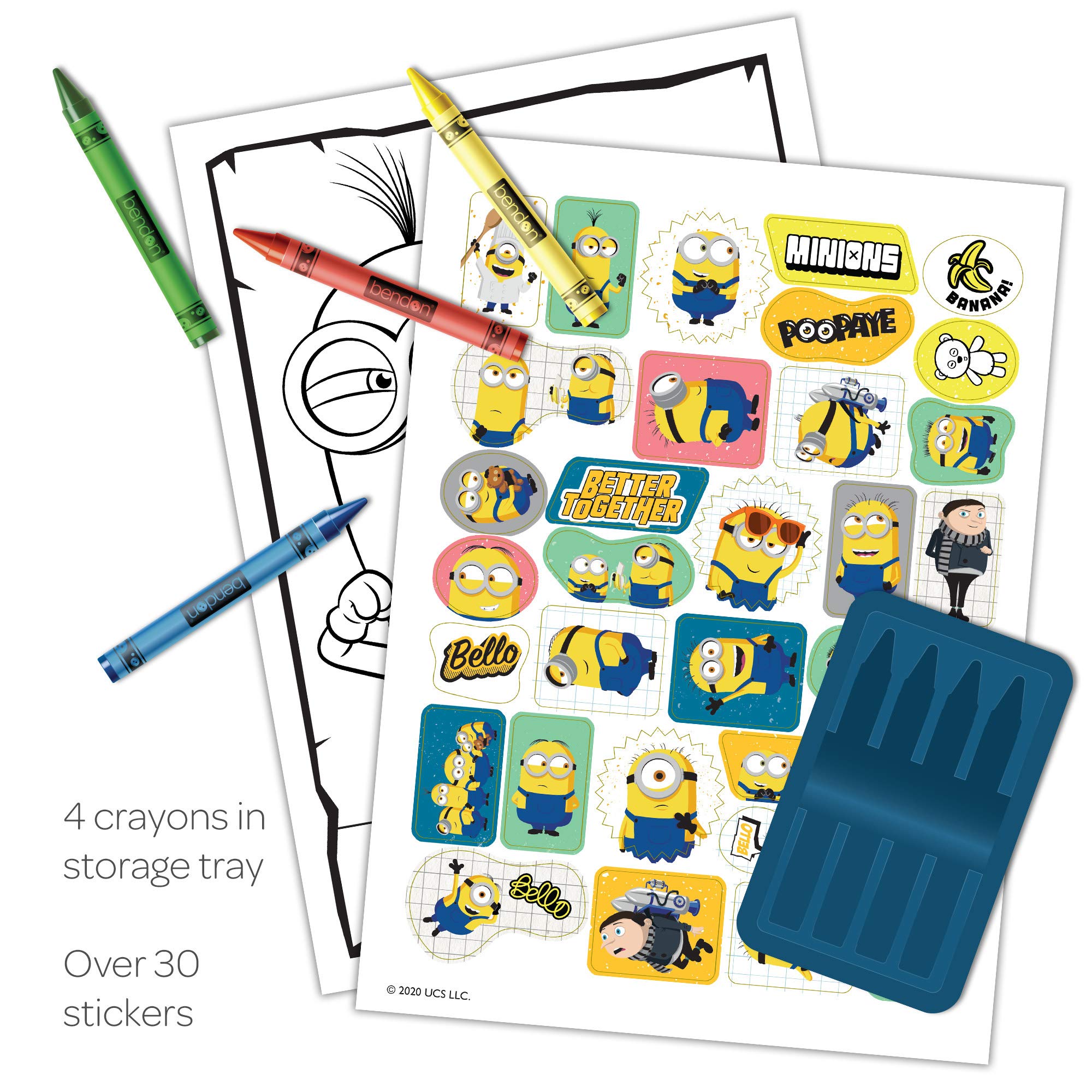 Foto 2 | Libro Para Colorear Y Actividades Despicable Me Minions Rise Of Gru - Venta Internacional.
