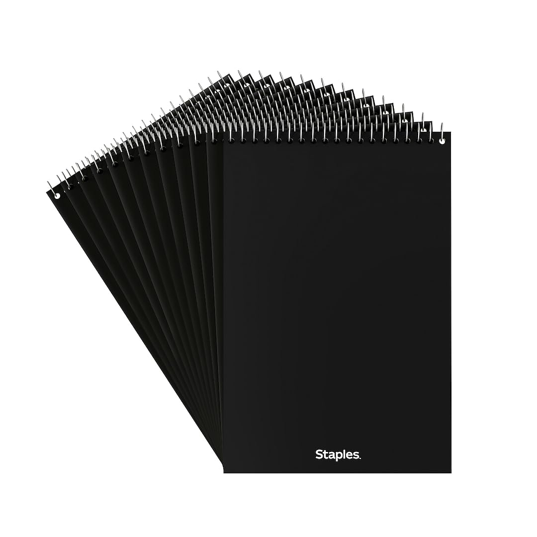 Foto 1 | Papel Steno Pads Staples, Rojo Y Verde, 6 X 9 Cm, 80 Hojas, 12 Unidades - Venta Internacional.