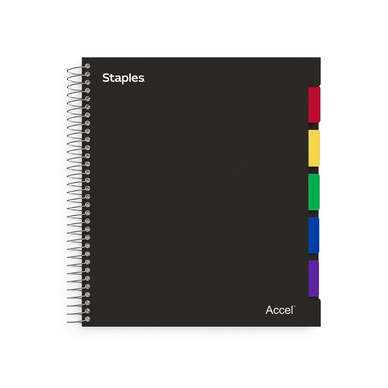 Foto 2 pulgar | Cuaderno Staples Accel Con Tapa De Polietileno Duradera De 5 Temas A4 - Venta Internacional.