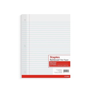 Foto 1 | Grapas De Papel De Relleno Reforzadas, 8 X 10.5 Pulgadas De Ancho, Rayadas, 100 Unidades - Venta Internacional.