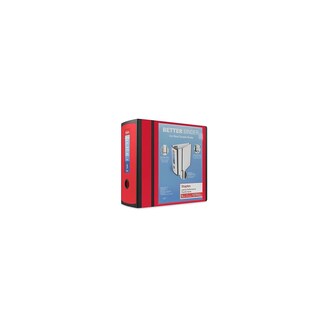 Foto 2 | Anillo Binder Staples Better Red Con Capacidad Para 1000 Hojas Y 5 Cm - Venta Internacional.