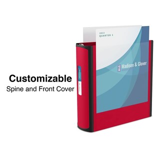 Foto 4 | Anillo Binder Staples Better Red Con Capacidad Para 1000 Hojas Y 5 Cm - Venta Internacional.