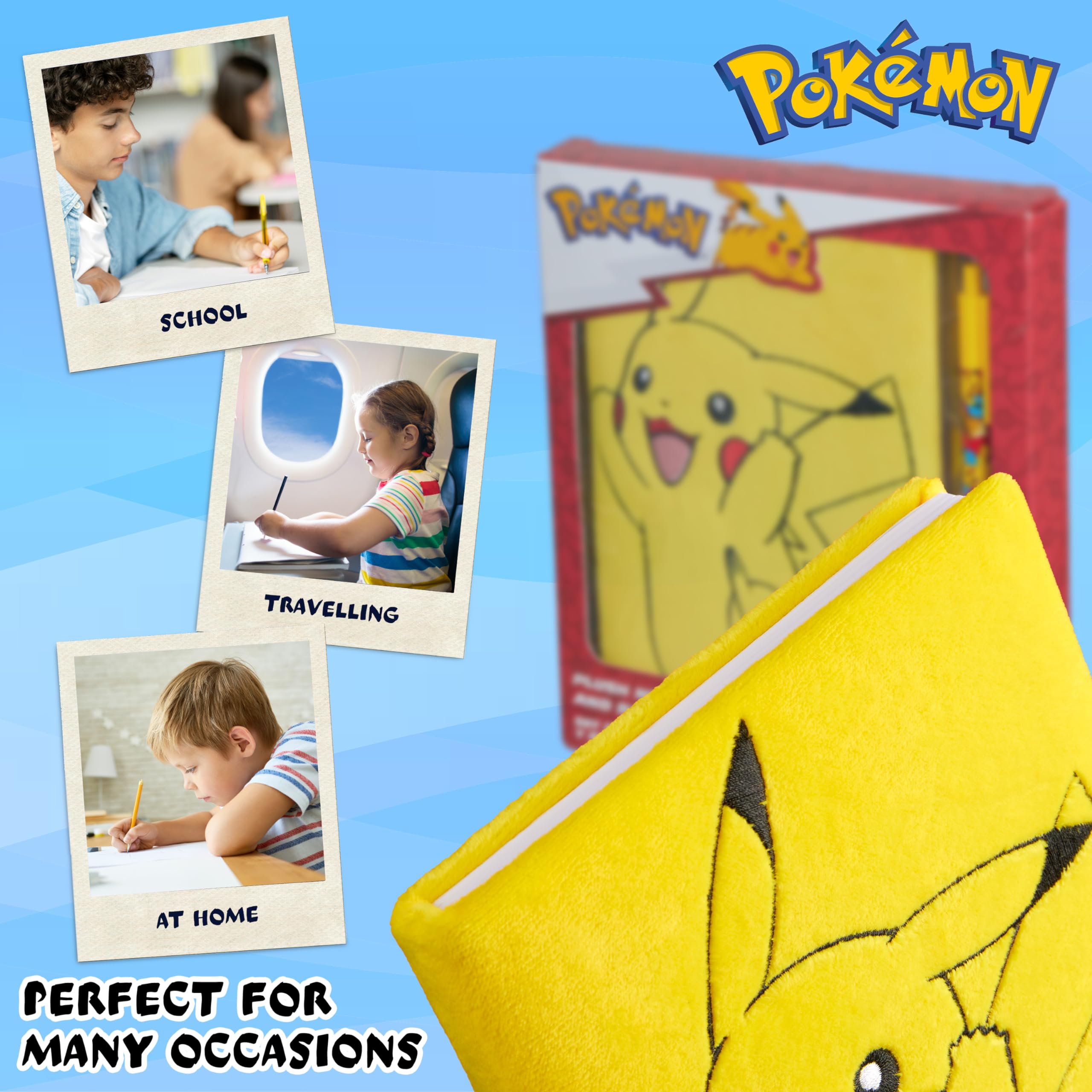 Foto 5 pulgar | Set De Papelería Para Niños Pokémon Con Candado, Cuaderno Y Bolígrafos - Venta Internacional.